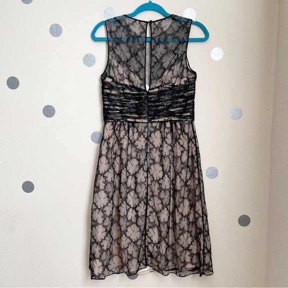 Carmen Marc Volvo A-Line Clover Lace Sleeveless Midi Dress - Picture 6 of 10